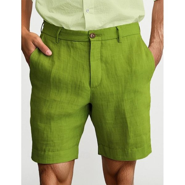 Work Shorts with Button Pocket, Comfortable for Holiday Wear - Image 19